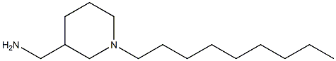 (1-nonylpiperidin-3-yl)methanamine,,结构式