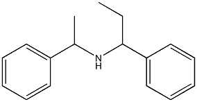 (1-phenylethyl)(1-phenylpropyl)amine Struktur