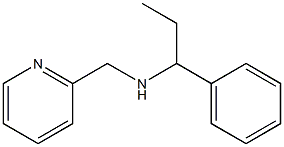(1-phenylpropyl)(pyridin-2-ylmethyl)amine 结构式