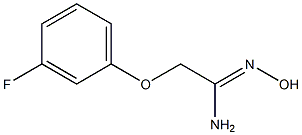 (1Z)-2-(3-fluorophenoxy)-N'-hydroxyethanimidamide|