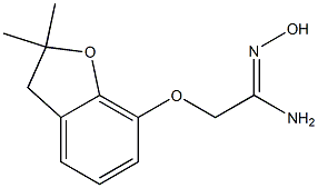 (1Z)-2-[(2,2-dimethyl-2,3-dihydro-1-benzofuran-7-yl)oxy]-N'-hydroxyethanimidamide