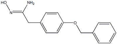 (1Z)-2-[4-(benzyloxy)phenyl]-N'-hydroxyethanimidamide|