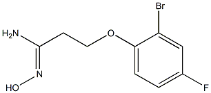  (1Z)-3-(2-bromo-4-fluorophenoxy)-N'-hydroxypropanimidamide