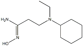 (1Z)-3-[cyclohexyl(ethyl)amino]-N'-hydroxypropanimidamide