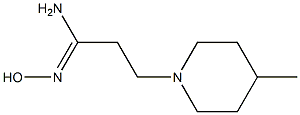 (1Z)-N'-hydroxy-3-(4-methylpiperidin-1-yl)propanimidamide|