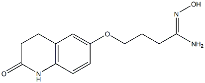 (1Z)-N'-hydroxy-4-[(2-oxo-1,2,3,4-tetrahydroquinolin-6-yl)oxy]butanimidamide|