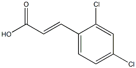 (2E)-3-(2,4-dichlorophenyl)prop-2-enoic acid Struktur