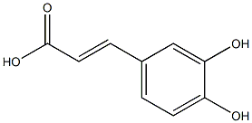 (2E)-3-(3,4-dihydroxyphenyl)acrylic acid Structure