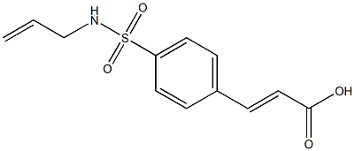 (2E)-3-{4-[(allylamino)sulfonyl]phenyl}acrylic acid