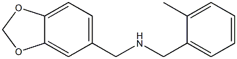 (2H-1,3-benzodioxol-5-ylmethyl)[(2-methylphenyl)methyl]amine