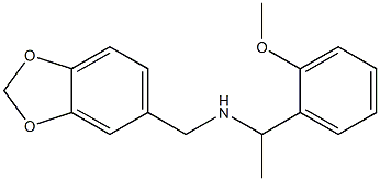 (2H-1,3-benzodioxol-5-ylmethyl)[1-(2-methoxyphenyl)ethyl]amine