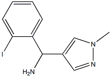 (2-iodophenyl)(1-methyl-1H-pyrazol-4-yl)methanamine Struktur