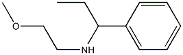 (2-methoxyethyl)(1-phenylpropyl)amine Structure