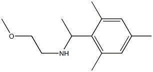 (2-methoxyethyl)[1-(2,4,6-trimethylphenyl)ethyl]amine Structure