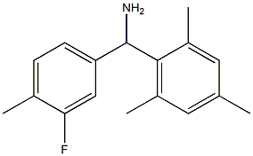 (3-fluoro-4-methylphenyl)(2,4,6-trimethylphenyl)methanamine