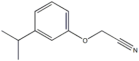 (3-isopropylphenoxy)acetonitrile