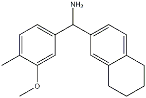 (3-methoxy-4-methylphenyl)(5,6,7,8-tetrahydronaphthalen-2-yl)methanamine