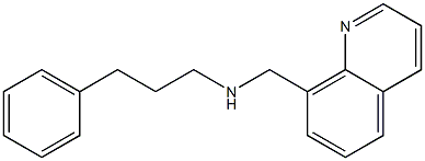 (3-phenylpropyl)(quinolin-8-ylmethyl)amine Struktur
