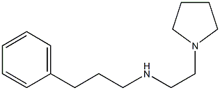 (3-phenylpropyl)[2-(pyrrolidin-1-yl)ethyl]amine Structure
