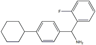 (4-cyclohexylphenyl)(2-fluorophenyl)methanamine