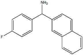 (4-fluorophenyl)(naphthalen-2-yl)methanamine Struktur