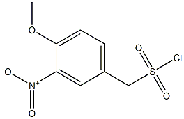 (4-methoxy-3-nitrophenyl)methanesulfonyl chloride Structure