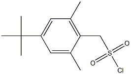 (4-tert-butyl-2,6-dimethylphenyl)methanesulfonyl chloride Structure