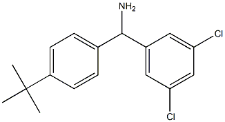 (4-tert-butylphenyl)(3,5-dichlorophenyl)methanamine Struktur