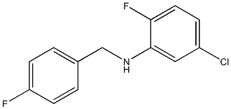 (5-chloro-2-fluorophenyl)(4-fluorophenyl)methylamine Structure