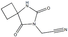 (6,8-dioxo-5,7-diazaspiro[3.4]oct-7-yl)acetonitrile Structure