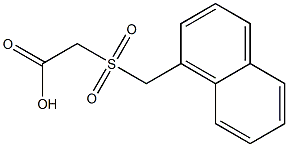 [(1-naphthylmethyl)sulfonyl]acetic acid Structure