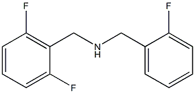 [(2,6-difluorophenyl)methyl][(2-fluorophenyl)methyl]amine Structure