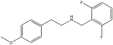 [(2,6-difluorophenyl)methyl][2-(4-methoxyphenyl)ethyl]amine Struktur