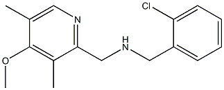  [(2-chlorophenyl)methyl][(4-methoxy-3,5-dimethylpyridin-2-yl)methyl]amine
