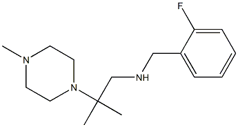 [(2-fluorophenyl)methyl][2-methyl-2-(4-methylpiperazin-1-yl)propyl]amine