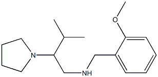 [(2-methoxyphenyl)methyl][3-methyl-2-(pyrrolidin-1-yl)butyl]amine Structure