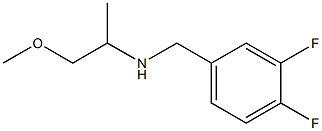 [(3,4-difluorophenyl)methyl](1-methoxypropan-2-yl)amine Structure