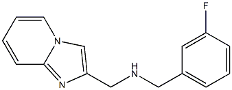[(3-fluorophenyl)methyl]({imidazo[1,2-a]pyridin-2-ylmethyl})amine Structure