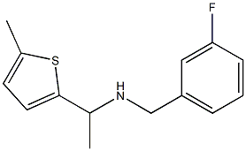 [(3-fluorophenyl)methyl][1-(5-methylthiophen-2-yl)ethyl]amine