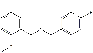  [(4-fluorophenyl)methyl][1-(2-methoxy-5-methylphenyl)ethyl]amine