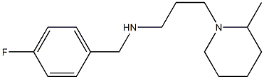 [(4-fluorophenyl)methyl][3-(2-methylpiperidin-1-yl)propyl]amine Structure