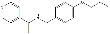[(4-propoxyphenyl)methyl][1-(pyridin-4-yl)ethyl]amine