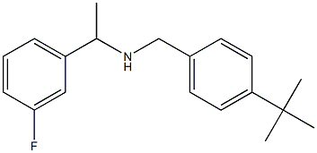 [(4-tert-butylphenyl)methyl][1-(3-fluorophenyl)ethyl]amine|
