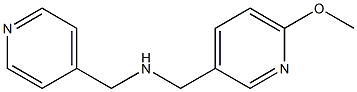 [(6-methoxypyridin-3-yl)methyl](pyridin-4-ylmethyl)amine