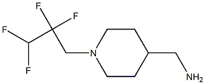[1-(2,2,3,3-tetrafluoropropyl)piperidin-4-yl]methanamine Struktur
