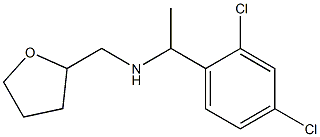 [1-(2,4-dichlorophenyl)ethyl](oxolan-2-ylmethyl)amine Structure