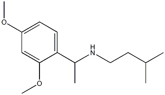 [1-(2,4-dimethoxyphenyl)ethyl](3-methylbutyl)amine Struktur