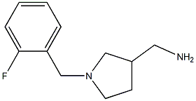 [1-(2-fluorobenzyl)pyrrolidin-3-yl]methylamine Structure
