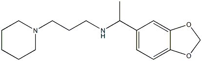 [1-(2H-1,3-benzodioxol-5-yl)ethyl][3-(piperidin-1-yl)propyl]amine|