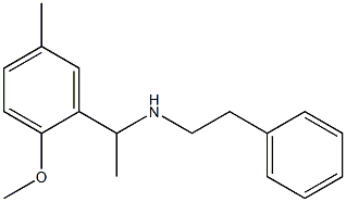 [1-(2-methoxy-5-methylphenyl)ethyl](2-phenylethyl)amine